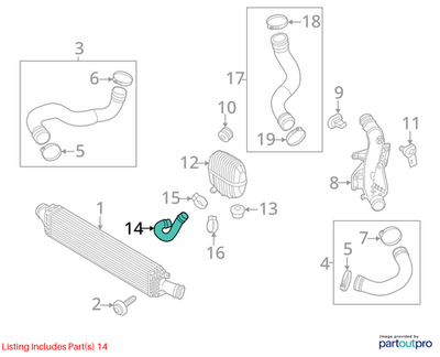Audi Pressure Hose 8K0145832B
