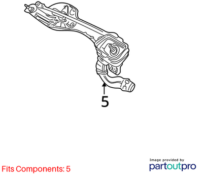 Jaguar 2000-2008 S-Type Windshield Wiper Motor And Linkage XR856070