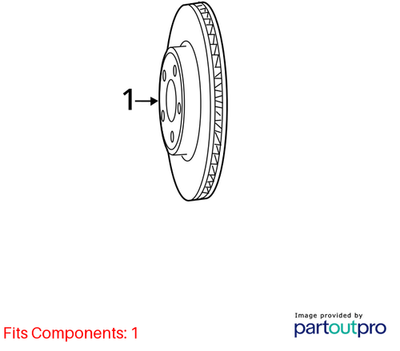 Dodge 2006-2020 Dodge Charger Brake Rotor 5290537AD