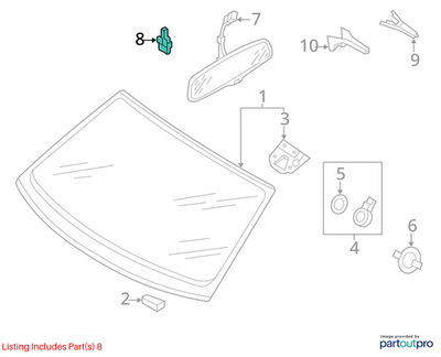 2013-2016 Audi  A4 Humidity Sensor 81D907253