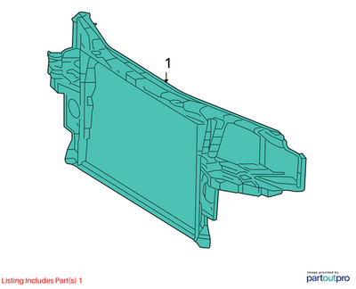 Audi 2007-2010 A8 Radiator Support Panel 4E0805594C