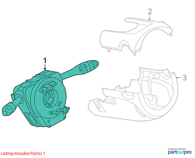 2012 Mini Cooper Steering Column Switch Unit Used OEM 61319253769