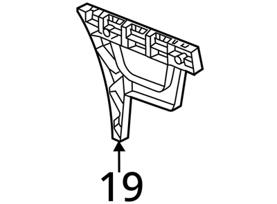 2013-2016 Audi A4 Bumper Guide Upper Lower 8K5807453A