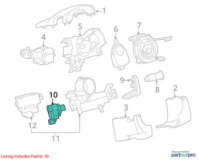 2009 Chevrolet Lumina S Ignition and Start Switch Used OEM 20965947