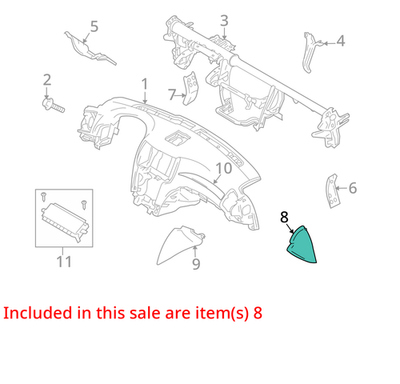 2007-2013 Infiniti G35 FINISHER-INSTRUMENT SIDE RH 68420JK00A