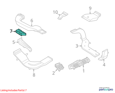 2013 BMW 520i Air Duct Adapter USED OEM 64229397743