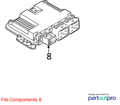 2010-2012 Mini Cooper R56 DME Engine Control Unit ECU Used OEM 12147627518