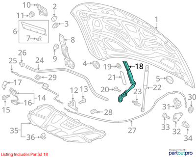 2010–2016 AUDI A4/A5/A6/A7 Front LEFT SEAT TRIM Panel  USED OEM 4F0881347