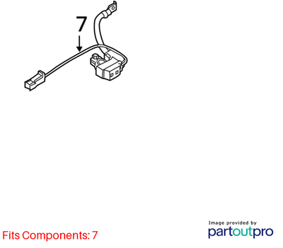 BMW 03-14 X5 Negative Battery Cable w/ Intelligent Battery Sensor 12427603567