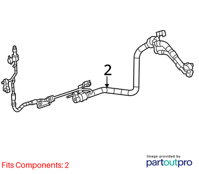 Jeep 2014-2018 Cherokee A/C Suction And Liquid Line 68103256AG