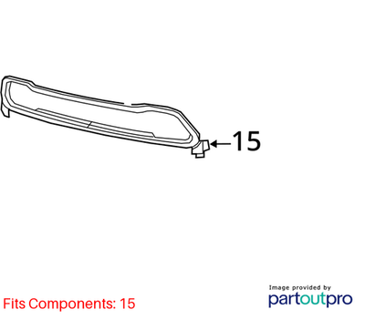 2014-2018 Jeep Cherokee Fascia Applique 5SM98TZZAA
