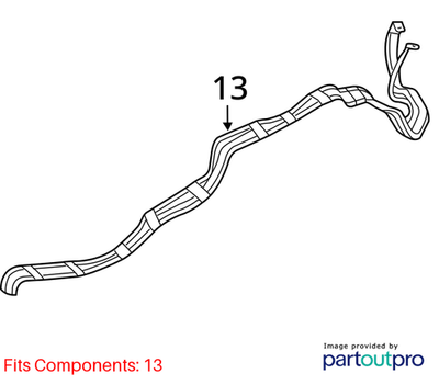 2012–2018 Audi A6 A7 Positive Battery Cable Wiring Harness Used OEM 4G0971225K