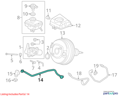 2010-2012 AUDI A4 VACUUM PIPE WITH NON-RETURN VALVE USED OEM 8K1611931L