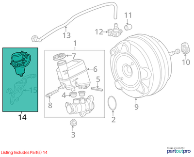 Jeep 2014-2020 Jeep Cherokee Air Pump 4581672AE
