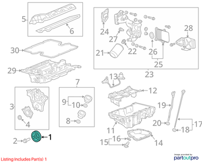 Cadillac 2013 Cadillac CTS Crankshaft Balancer 12697768
