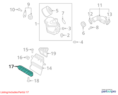 2010–2012 AUDI A4  Engine Oil  Fuel Strainer USED OEM 8K0129054
