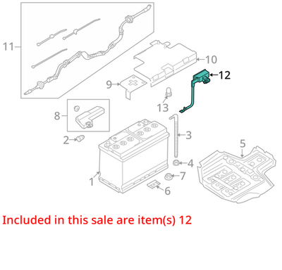 2013-2017 Audi A6 Control Unit For Battery Monitoring 8T0915181