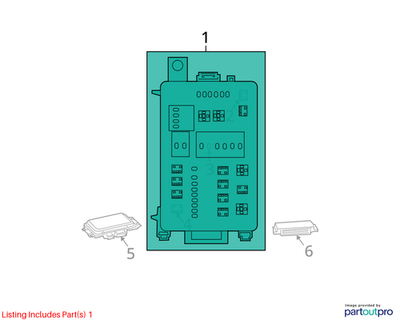 Dodge 2007-2008 Dodge Charger Fuse And Relay Center 4692170AJ