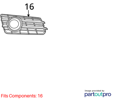 2013-2015 Audi S7 Grille 4G8807682C9B9