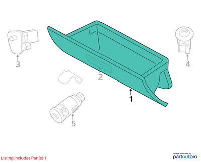 2006-2010 Dodge Charger Glove Box Door UZ80BD1AD