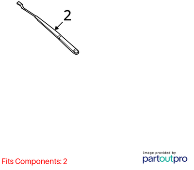 Volkswagen 2009-2018 Volkswagen Tiguan Wiper Arm 5N1955409