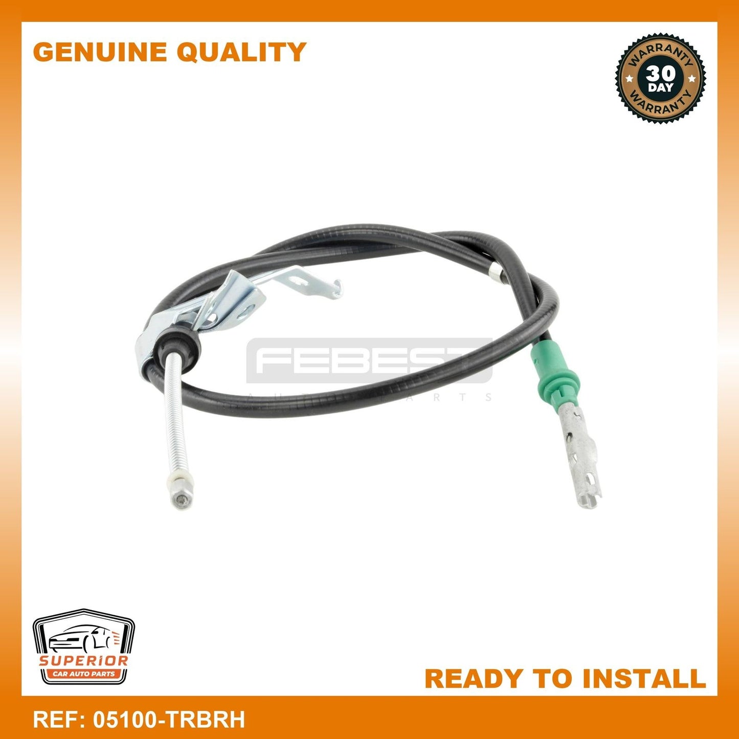 Febest 2001-2006 Ford Escape Parking Brake Cable Right 05100-TRBRH