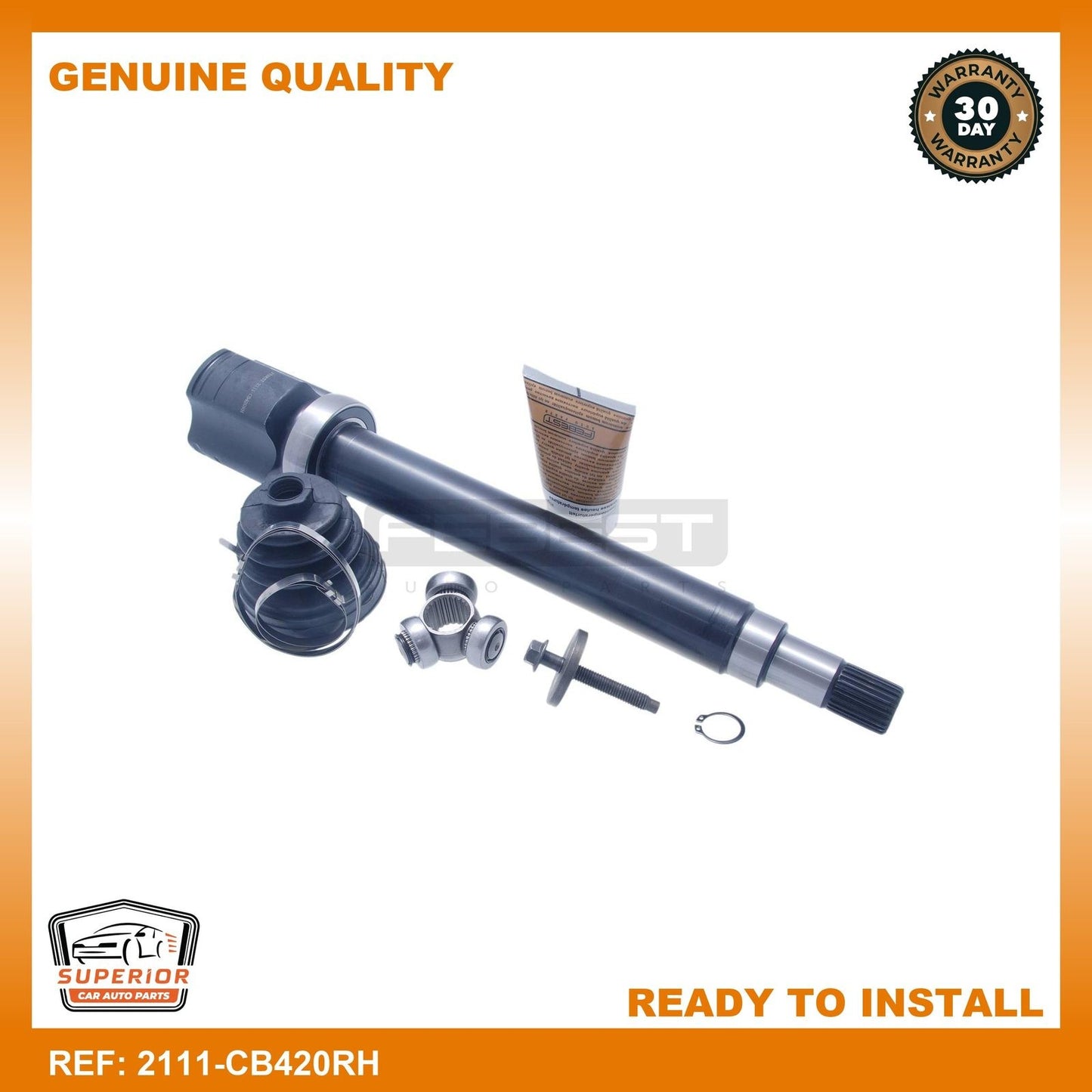 FEBEST 2006-2016 Ford Focus Inner CV Joint Right 2111-CB420RH