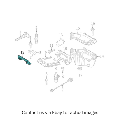 2015 Audi Q5 Engine Control Module (ECM) Cover Used OEM 8K0907352A