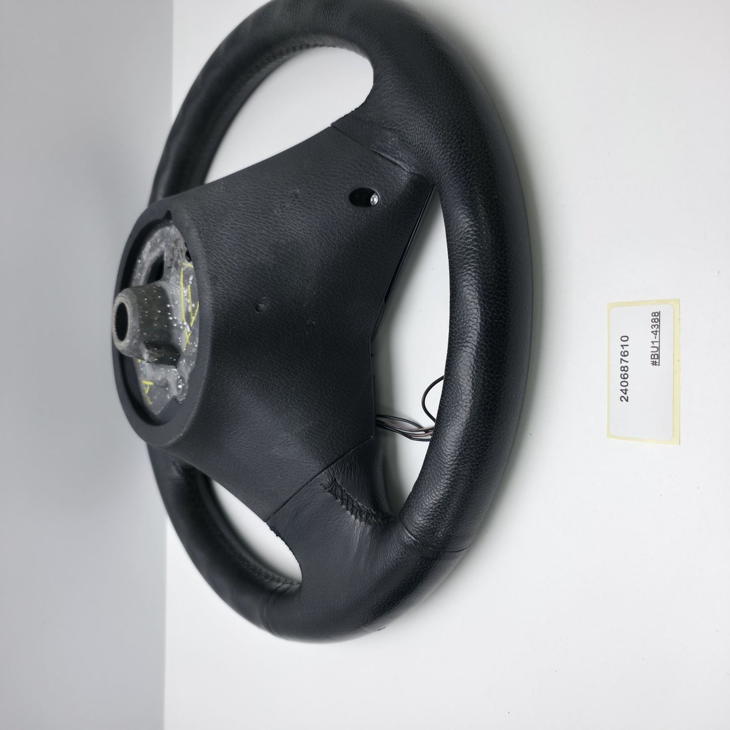 2007-2013 BMW X5 Steering Wheel Leather Black 240687610