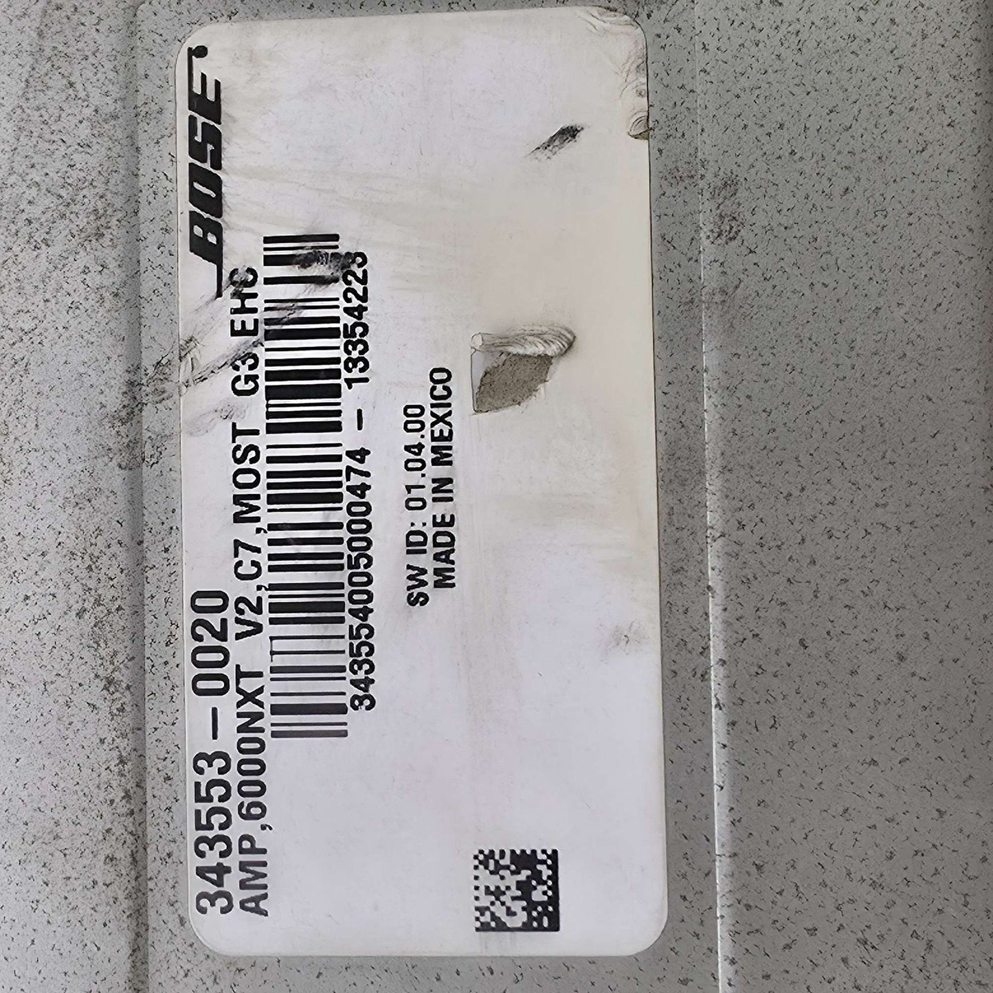 2012-2013 Audi A6 Bose Sound System Amplifier 4G2035223A