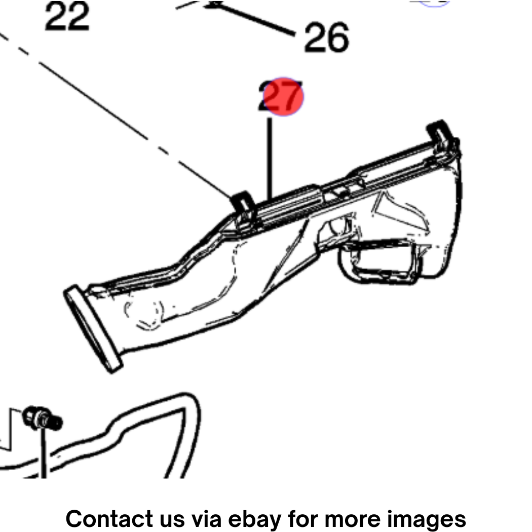 2018 Cadillac CTS Lower Air Distribution Duct Used OEM 22799385