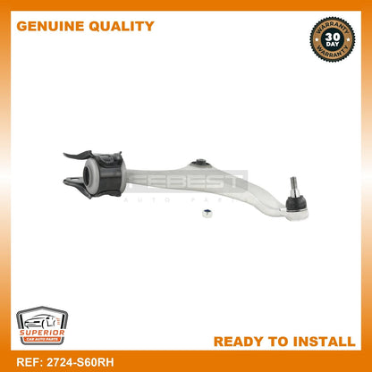 FEBEST 2007-2010 Volvo V70 Right Lower Front Control Arm 2724-S60RH