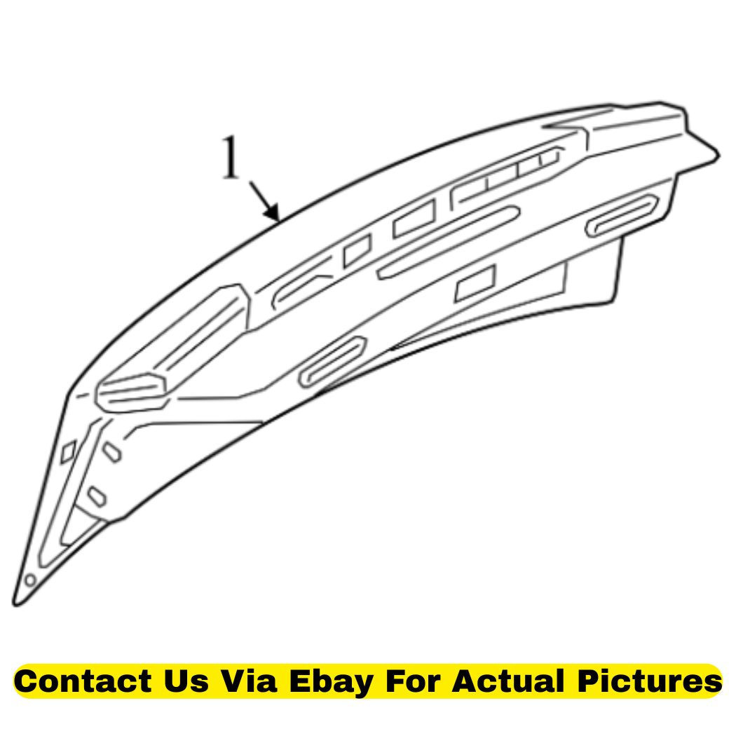 2016 Audi A6 Quattro Trunk Lid/Tailgate Used OEM 4G5827023C