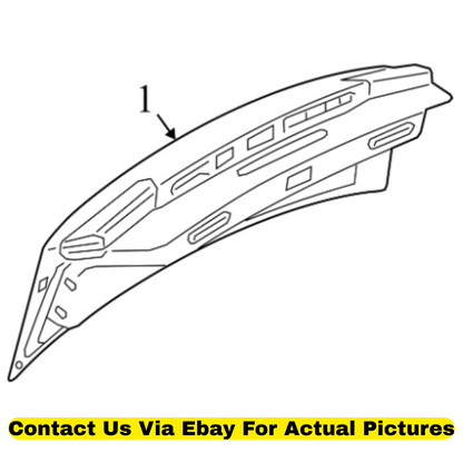 2016 Audi A6 Quattro Trunk Lid/Tailgate Used OEM 4G5827023C