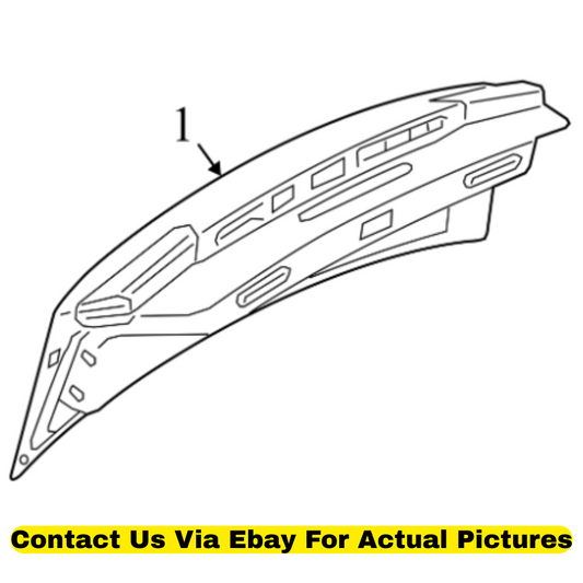 2016 Audi A6 Quattro Trunk Lid/Tailgate Used OEM 4G5827023C