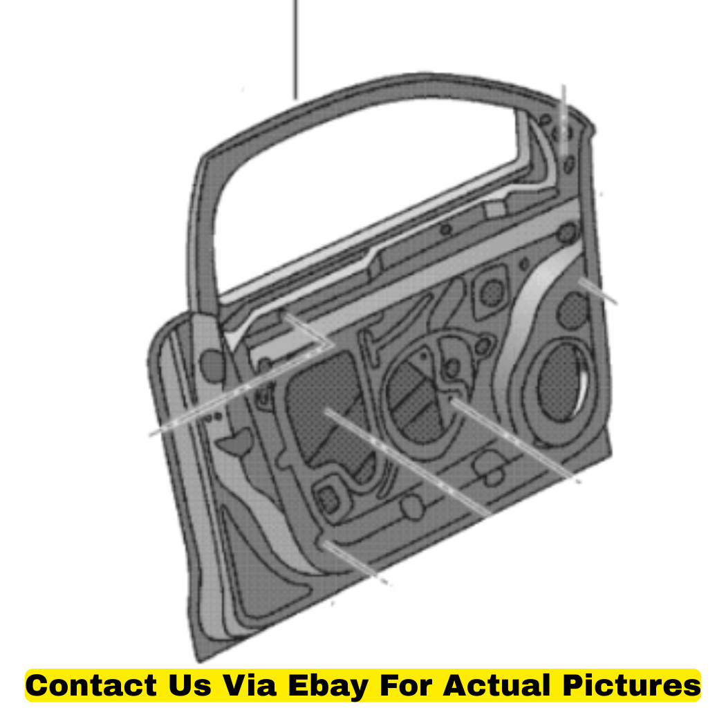 2013 Volkswagen Jetta Right Front Door Used OEM 5C6831056B