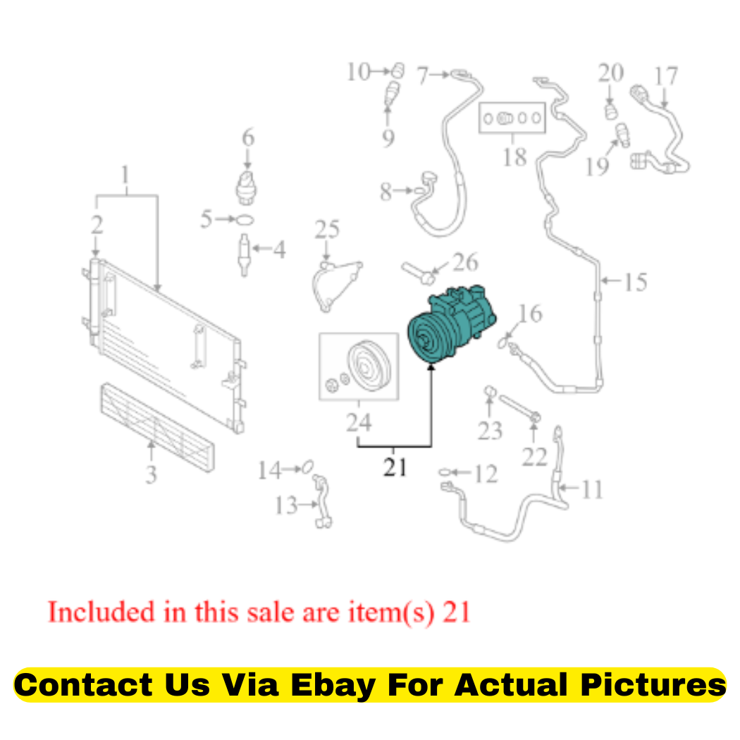2012 Audi Q5 A/C Compressor Used OEM 4M0820803