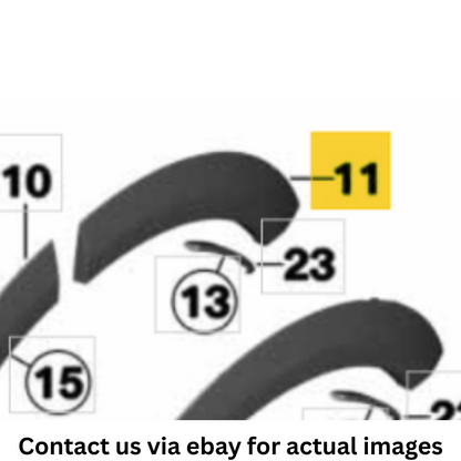 2012 Mini Cooper Countryman Rear Right Wheel Arch Covers Used OEM