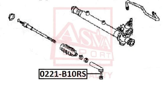 FEBEST NISSAN Tie Rod End 0221-B10RS