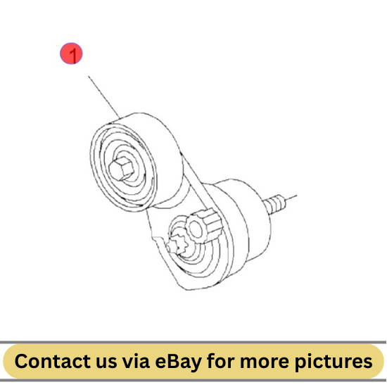 2010 Chevrolet Cruze Drive Belt Tensioner Used OEM 25191534