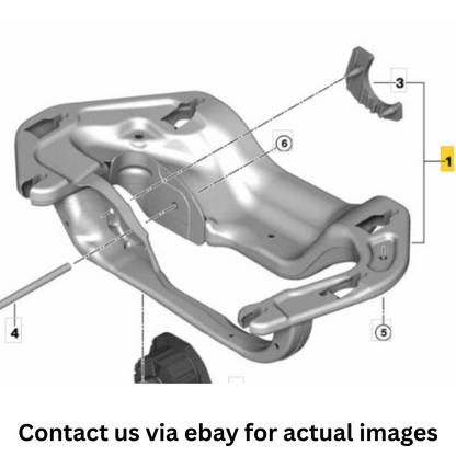 2011–2014 BMW X6 Gearbox Support Transmission Mount Used OEM 22326854187