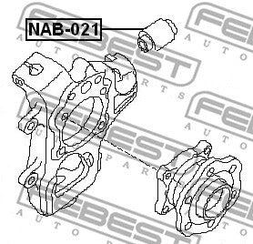 FEBEST 2004-2016 Hyundai Elantra Rear Knuckle Bushing NAB-021