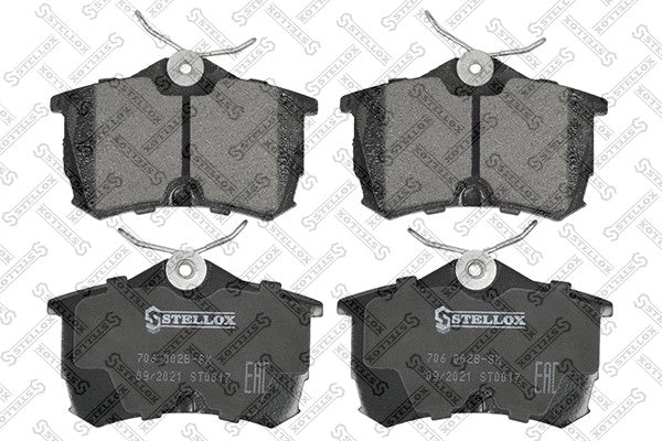 STELLOX 1997-2009 Honda Accord Brake Pad Set, Disc Brake 1E0698451E