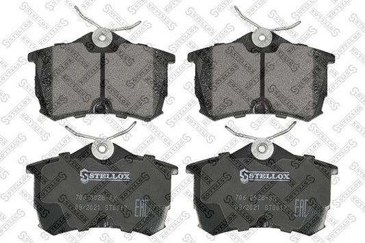 STELLOX 1997-2009 Honda Accord Brake Pad Set, Disc Brake 1E0698451E