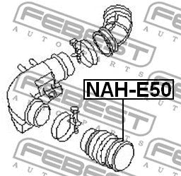 FEBEST 1995-2003 Nissan Pathfinder Air Cleaner Intake Hose NAH-E50
