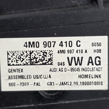 2018 Audi A4 HOMELINK GARAGE DOOR OPENER MODULE 4M0907410