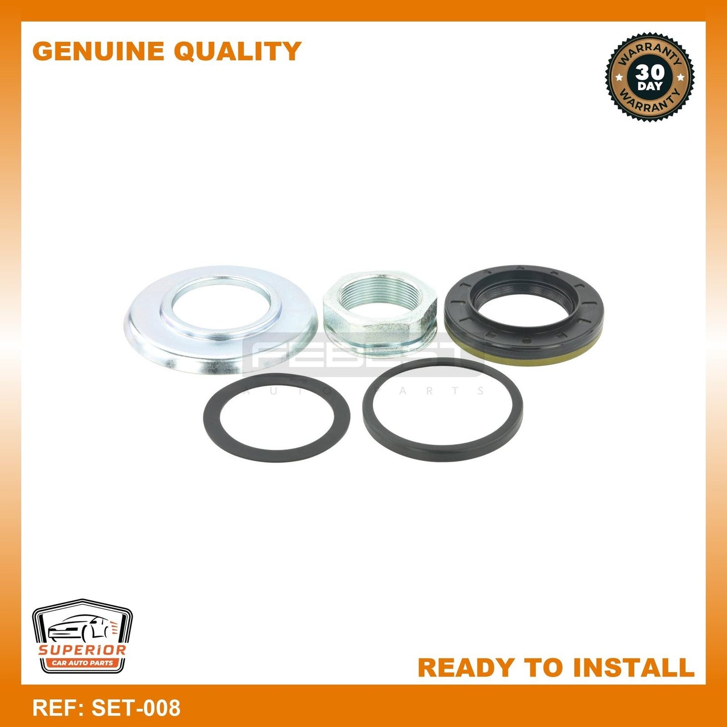 FEBEST BMW Pinion Oil Seal Rear Differential Kit SET-008