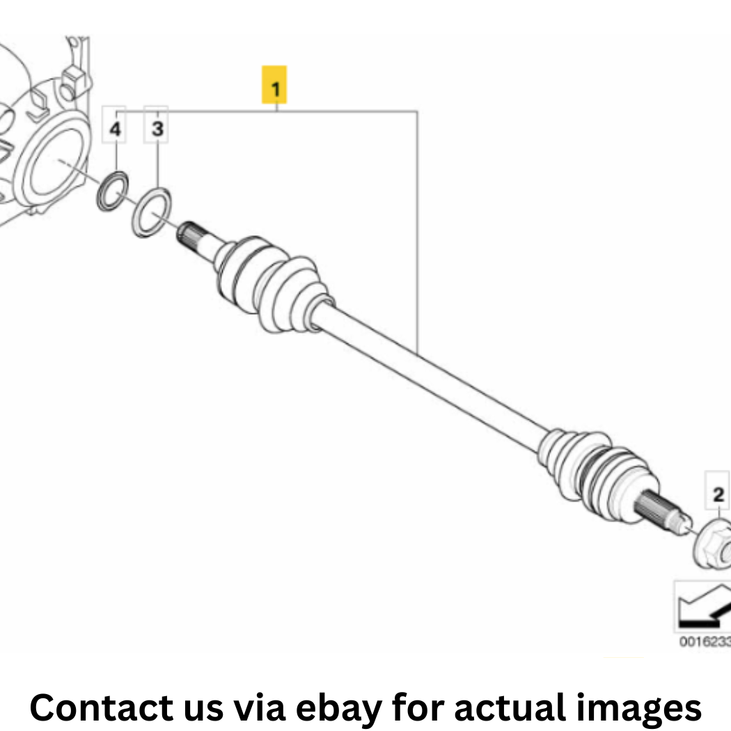2009 BMW X5 Output Shaft Used OEM 33208609838