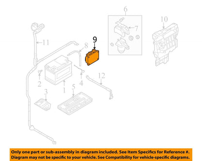 2004-2006 Volkswagen Phaeton Battery Monitoring Control Module 3D0915181D