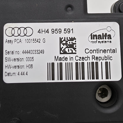 2011-2018 Audi S8 Panoramic Sunroof Motor 4H4959591